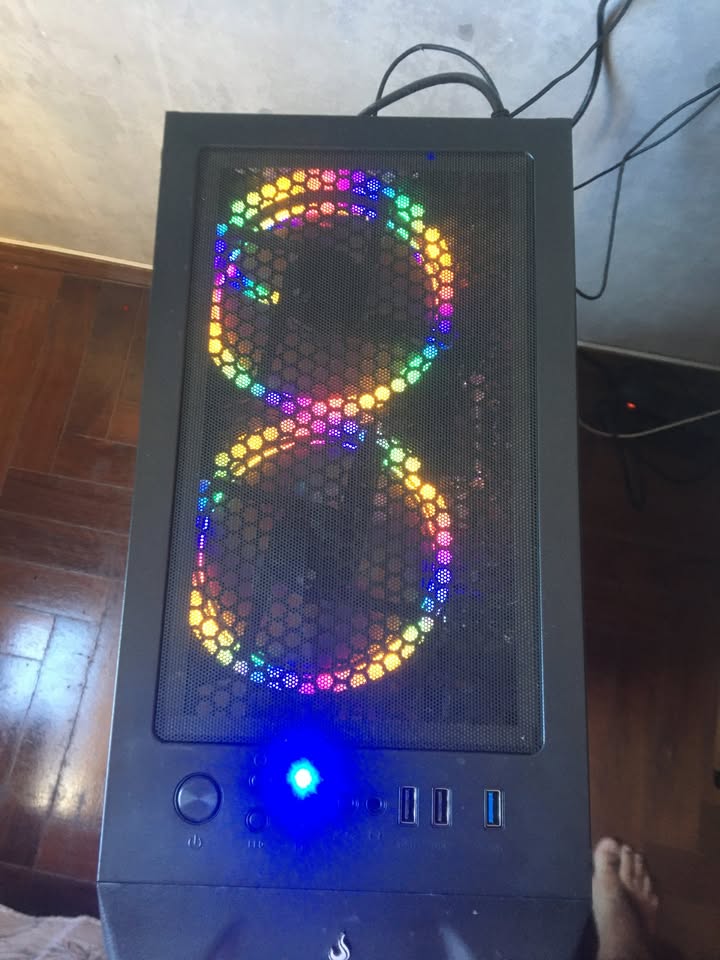 Vista de cima — fans RGB